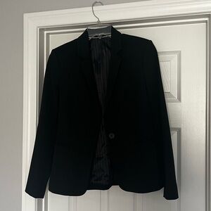 Black Structured Suit Jacket